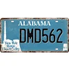 U.S. states - Car License(6*12Inch) - Garage