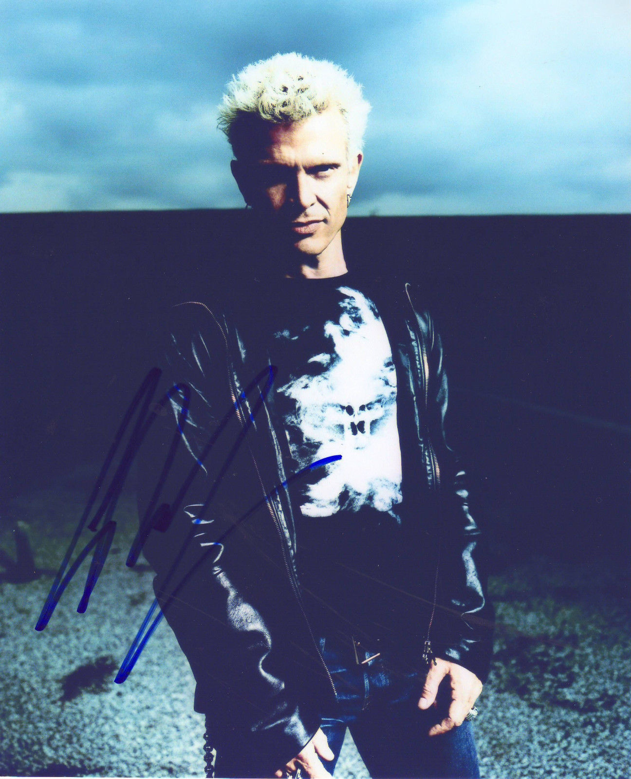 BILLY IDOL AUTOGRAPH SIGNED PP Photo Poster painting POSTER