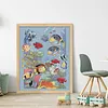 Tropical Fish-14CT Stamped Cross Stitch 36*44cm/14.17*17.32in tapestrymarket