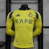 24/25 Players Al-Nassr FC Long Sleeve Soccer Jersey Home
