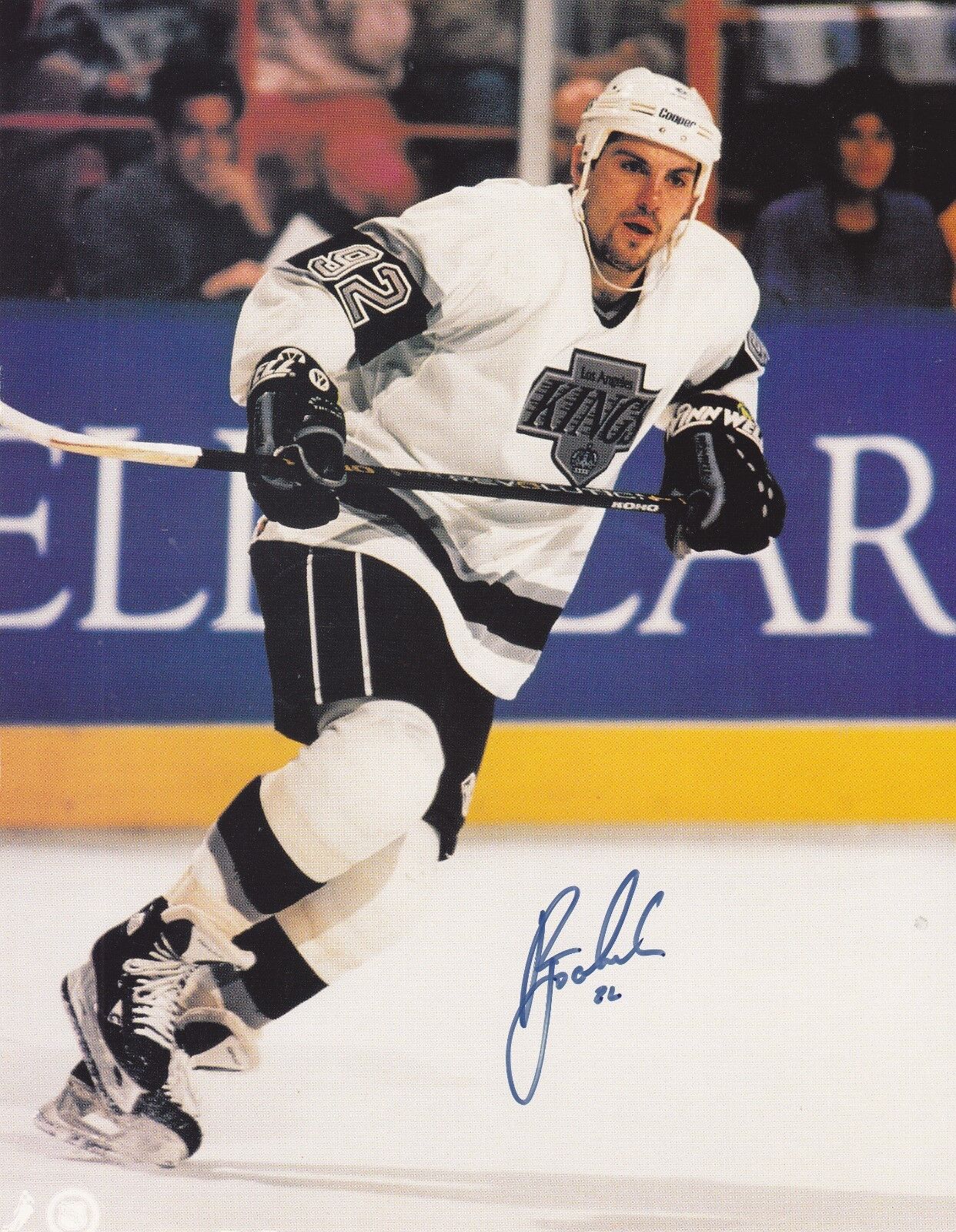 Rick Tocchet signed Los Angeles Kings 8x10 color Photo Poster painting