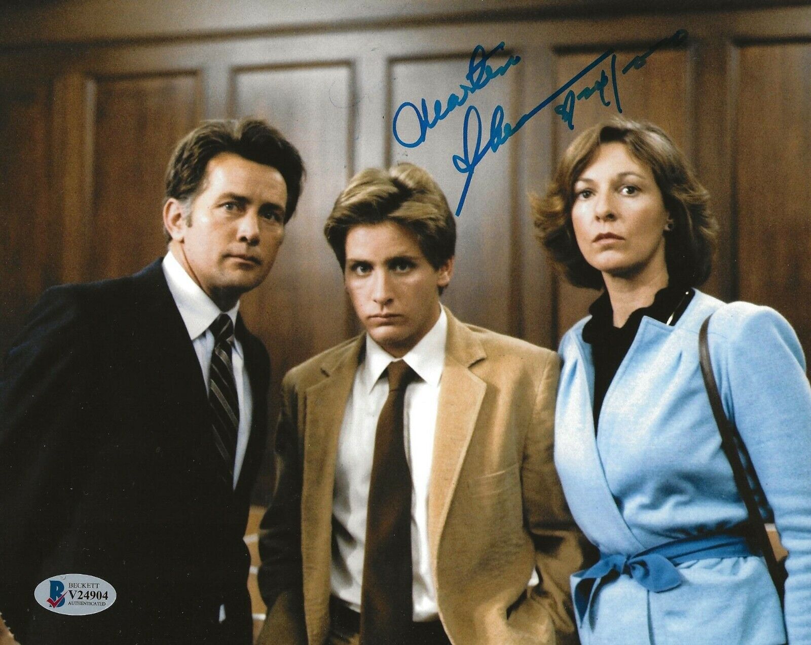 Martin Sheen signed In the Custody of Strangers 8x10 Photo Poster painting autographed Beckett