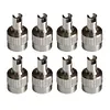 8Pcs Slotted Head Valve Stem Caps Leak-proof Car Tire Tool Cap Auto Repair Parts