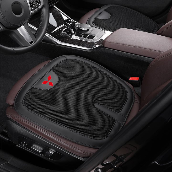 ✨Spring Sale✨Summer Comfortable Leather Ice Silk Mosaic Car Seat Cushion