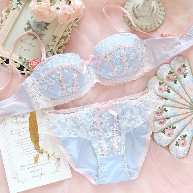 Heaven Sent Sweet Lolita Nymphet Lingerie Set Novameme