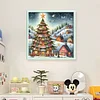 Christmas Tree-11CT Stamped Cross Stitch 50*50cm/19.69*19.69in