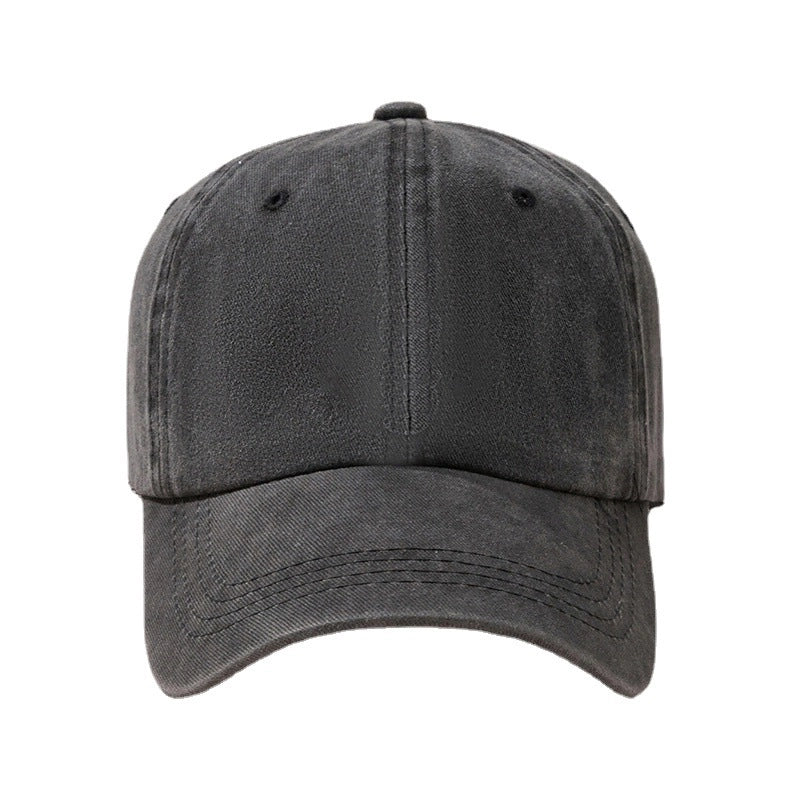 Unisex Retro Solid Color Baseball Cap
