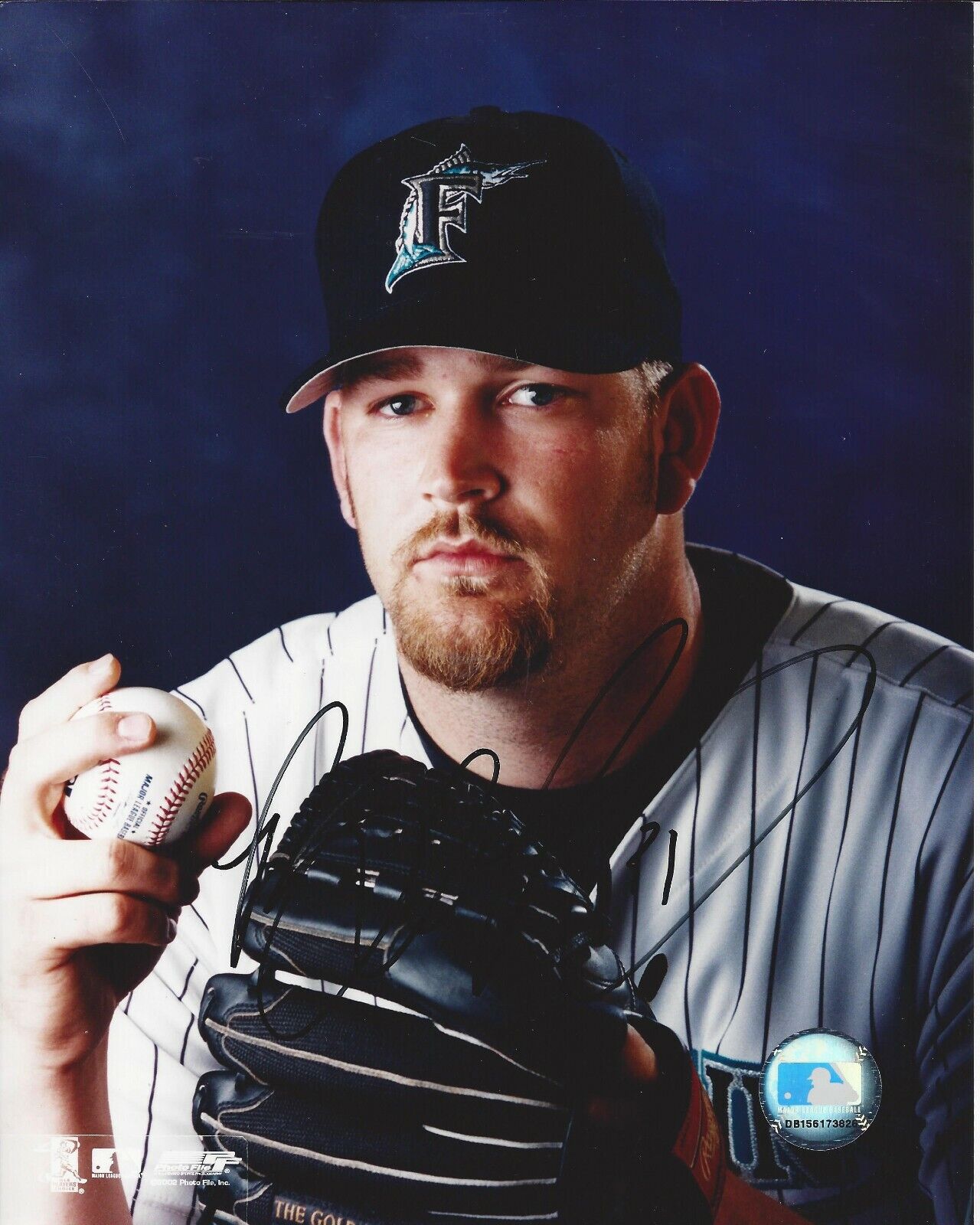 Ryan Dempster Autographed 8x10 Florida MarlinsB180