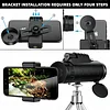 40x60 Adult High Definition Monocular, High Power BAK-4 Prism and FMC Lens Monocular for Smartphone, Suitable for Bird Watching/Wildlife/Hunting/Hiking..
