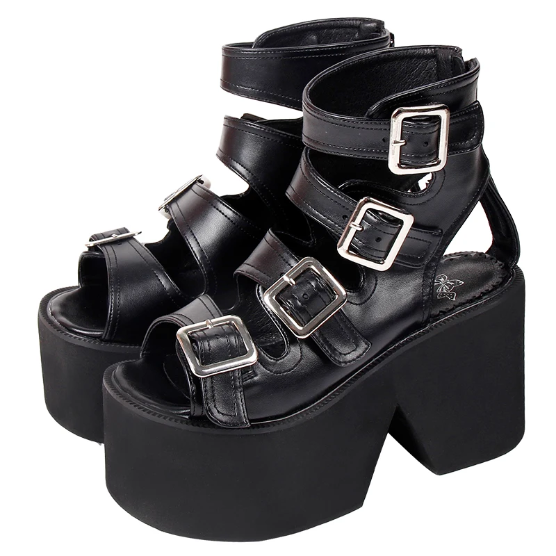 VCshoes Woman Girl Lolita Cosplay Punk Shoes Lady High Heels Pumps Women Princess Dress Sandals 6013 10cm