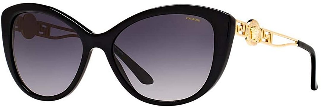 Womens Sunglasses Acetate (Grey-black Grey Gradient Polarized Lens)
