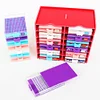 (US Local)12 Grids Diamond Painting Organization Set with Point Drill Trays (Red 1)