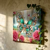 (Pre-Framed)Butterfly-Special Shape Diamond Painting Kit(25x25cm)