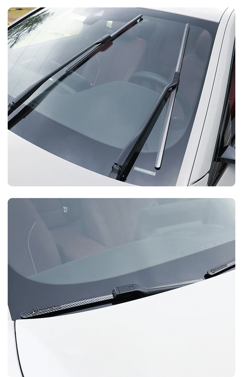 Carbon fiber pattern exclusive logo wiper(2PC)