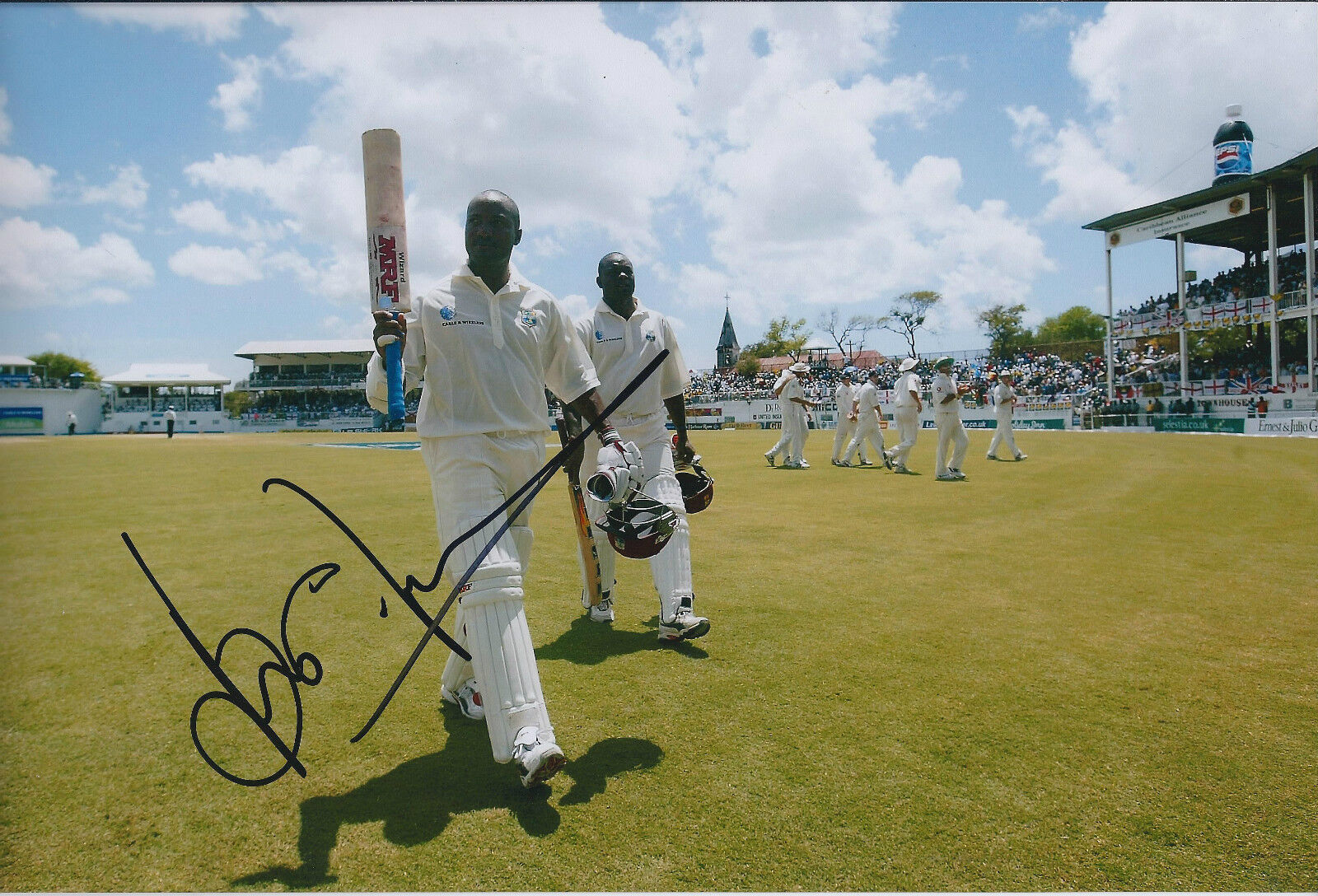 Brian LARA Signed Authentic Autograph Photo Poster painting AFTAL COA Cricket West Indies RARE