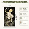 Moonlit White Tiger-11CT Stamped Cross Stitch 40*70cm(Big Size) tapestrymarket