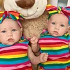 20'' Twin Sisters Veda and Sariah Reborn Toddlers Baby Doll Girl,Quality Realistic Handmade Babies Dolls - RBBI-Myrebornbabydoll&reg; Myrebornbabydoll&reg;