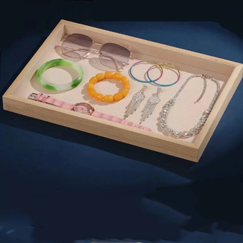 1 Piece Wood Sweet Holiday Banquet Selfie Solid Color Jewelry Boxes