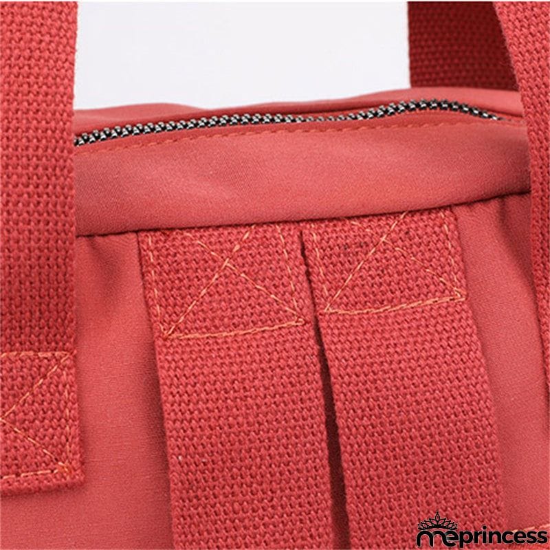 Women's Casual Zipper Travel Small Backpack