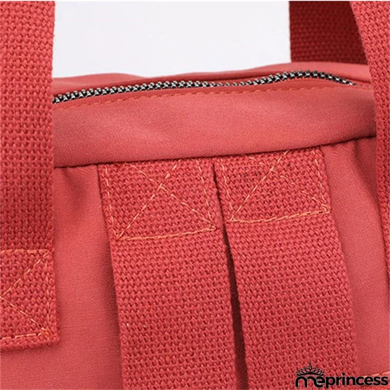 Women's Casual Zipper Travel Small Backpack