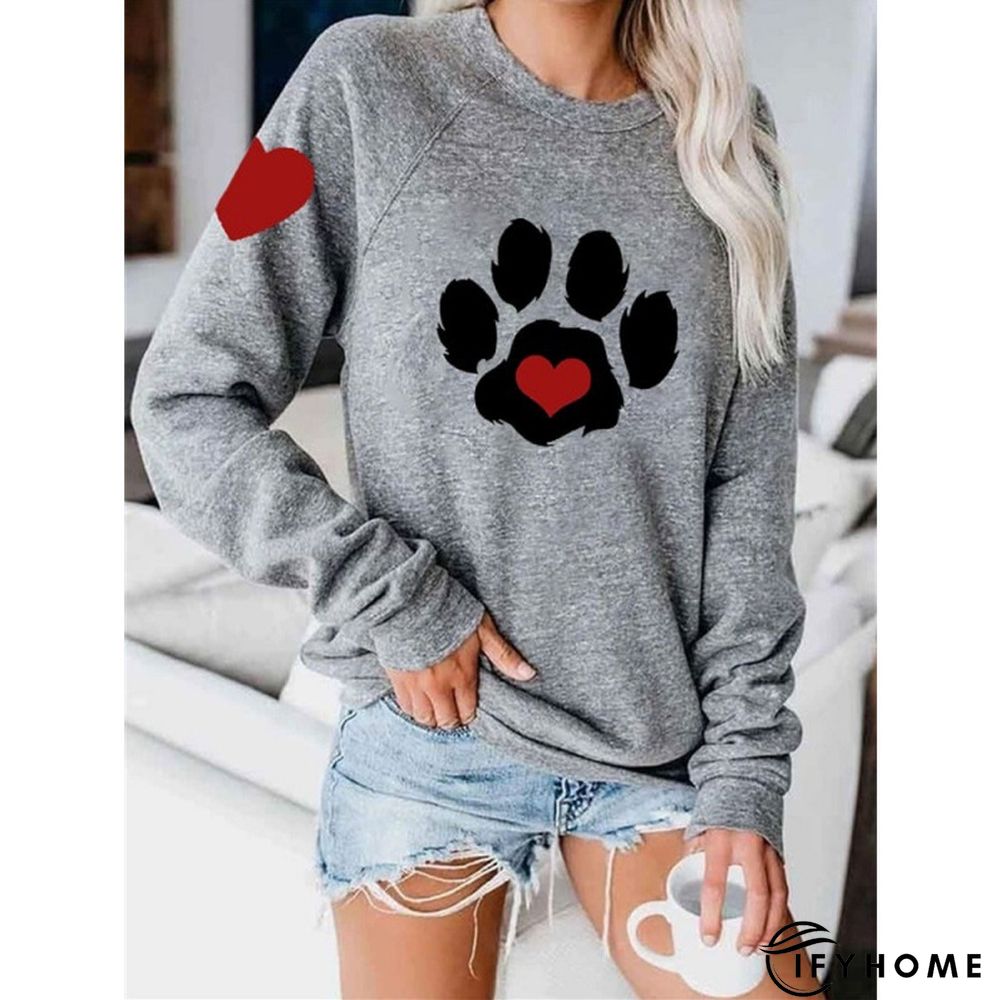 Retro Long Sleeve Shift Sweatshirt | IFYHOME