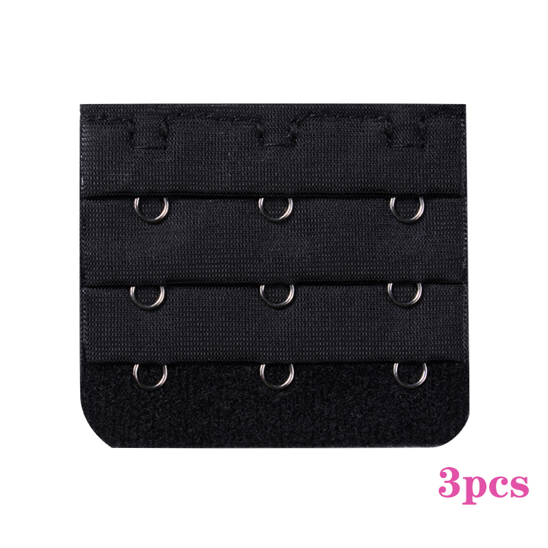 Akayes 3pcs Bra Extenders Strap Extension 3 Hooks 2 Rows Intimates Lengthened Bra Hook Extenders Women Intimates Accessories