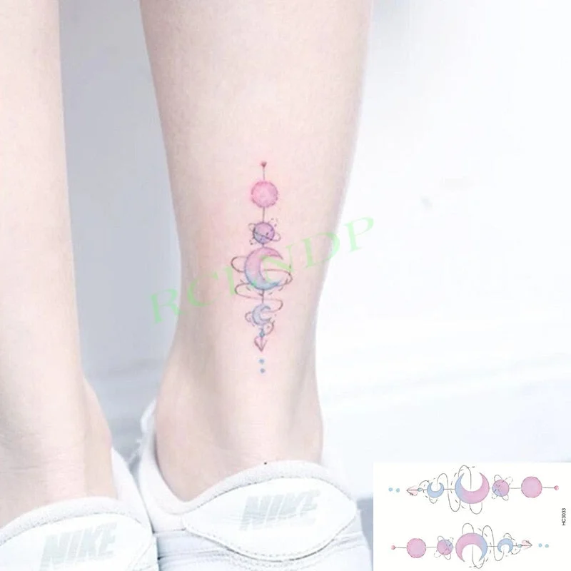 Waterproof Temporary Tattoo Sticker ins Angel wings Cupid bear Cartoons cute Body Art flash tatoo fake tatto Women Men