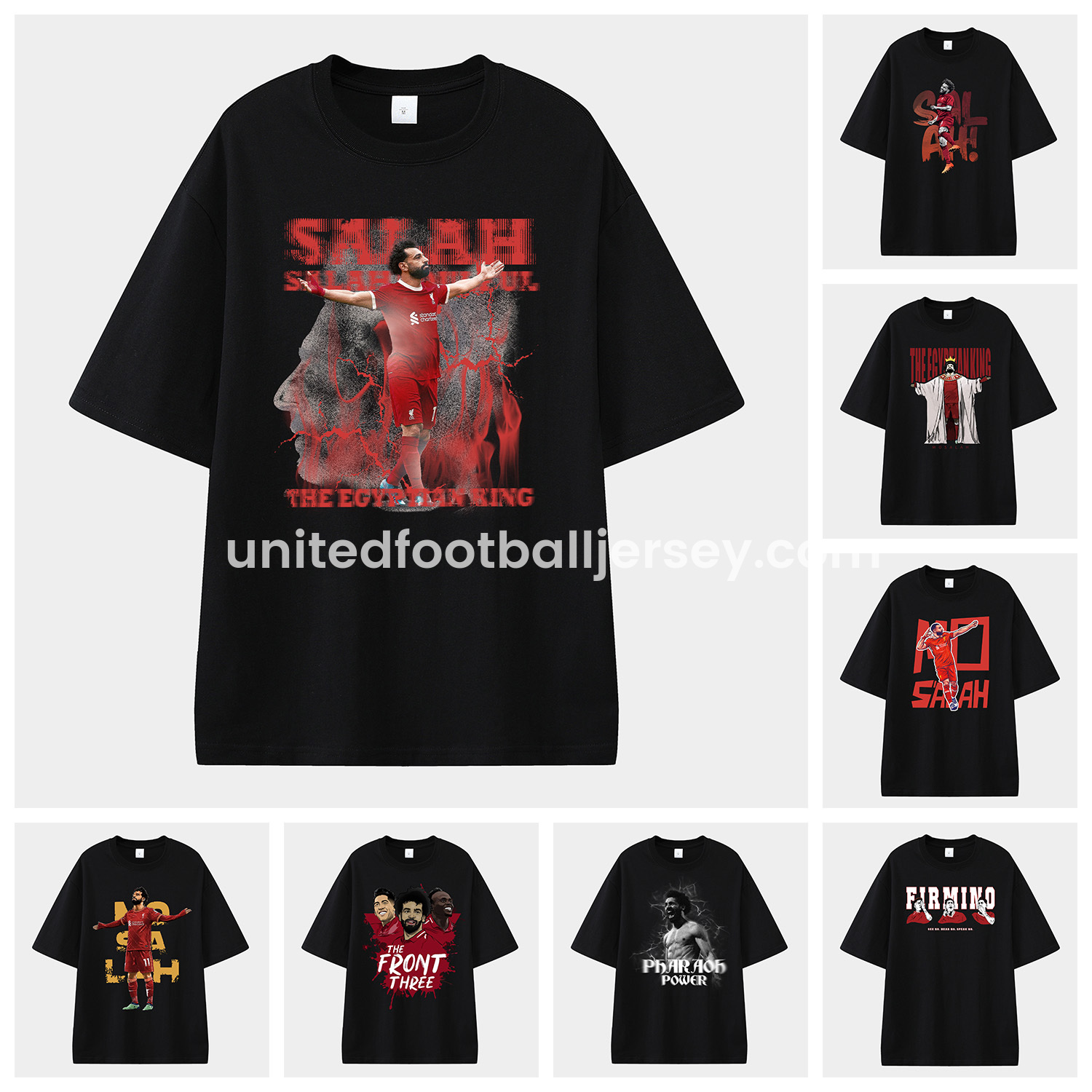 Salah Liverpool Klopp Arnold Unisex Pure Cotton T-shirt