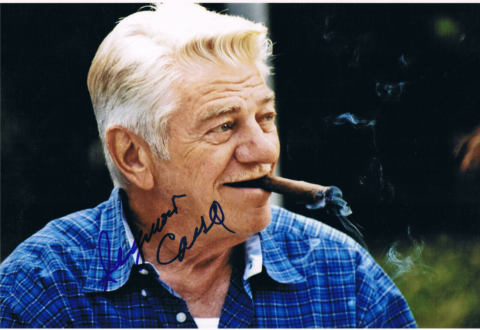 Seymour Cassel 1935-2019 genuine autograph Photo Poster painting 8x12