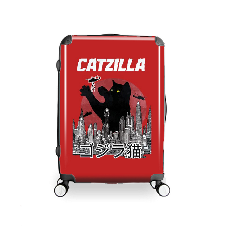Black Catzilla, Godzilla Hardside Luggage