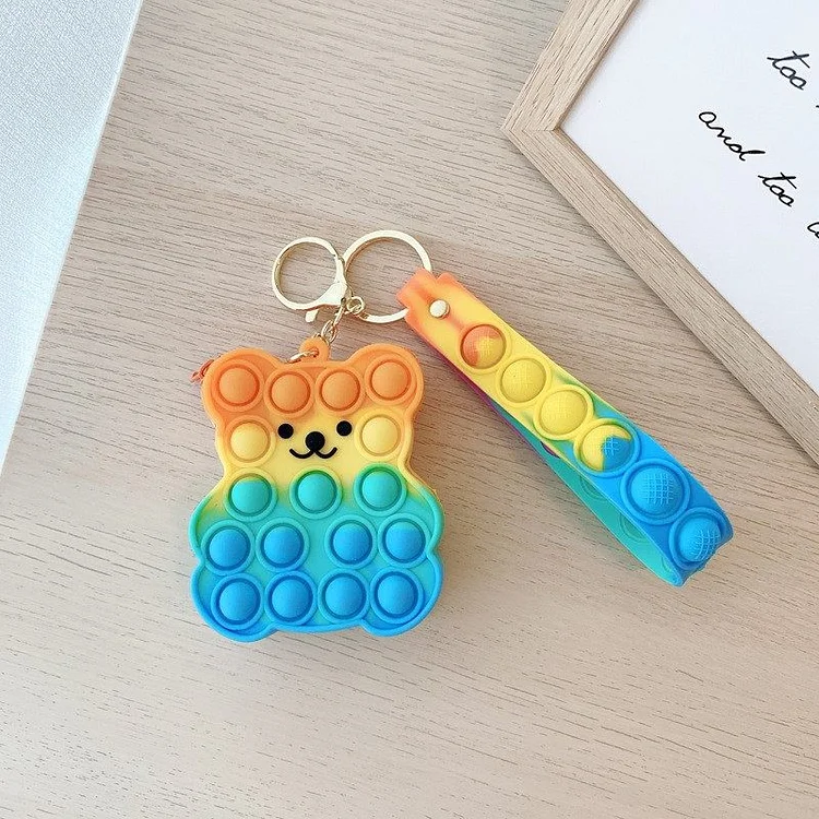 Cute Bear Bag Keychain