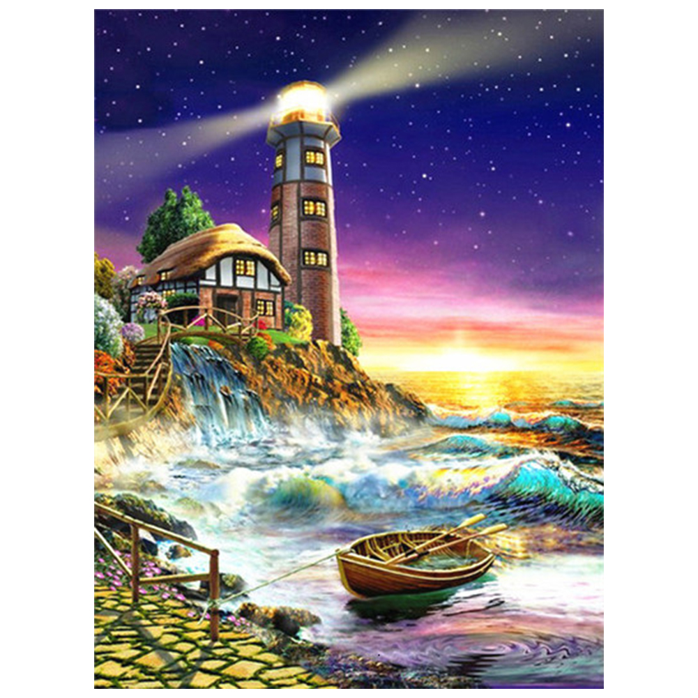 

40*50CM - Square Drill Diamond Painting - Watchtower, 501 Original