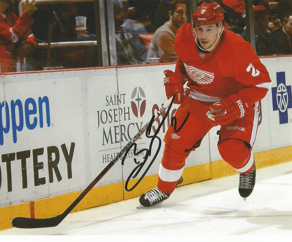 Detroit Red Wings Brendan Smith Signed Autographed 8x10 NHL Photo Poster painting COA