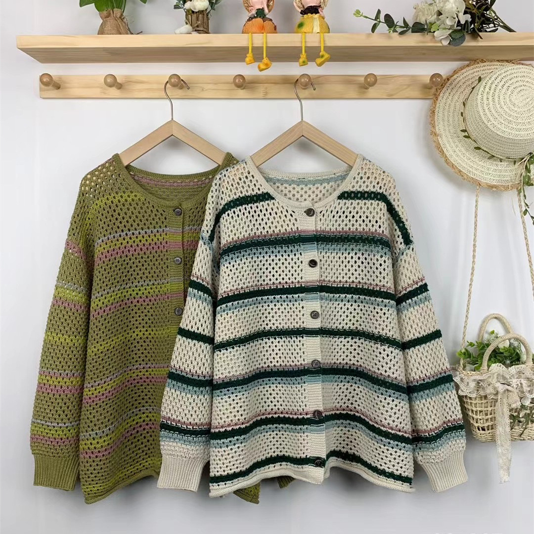 Chicfifth Sweater Women Winter Long Sleeve High Quality Autumn Vintage Top Knitted Cardigan