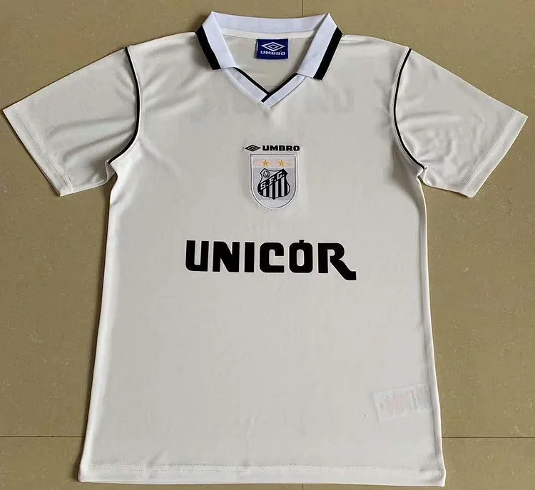 Retro Santos 1998 Home Football Jersey 