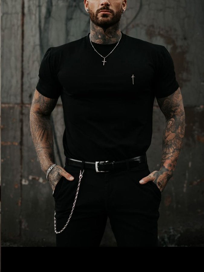 Men's Cotton Print T-Shirt
