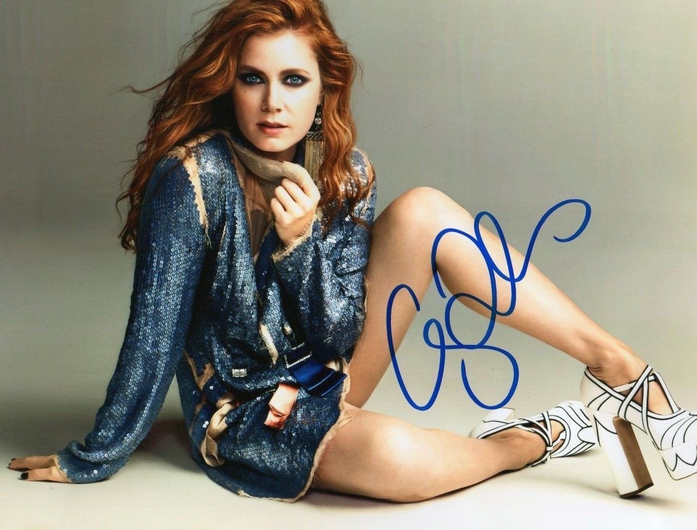 AMY ADAMS AUTOGRAPHED SIGNED A4 PP POSTER Photo Poster painting PRINT 13