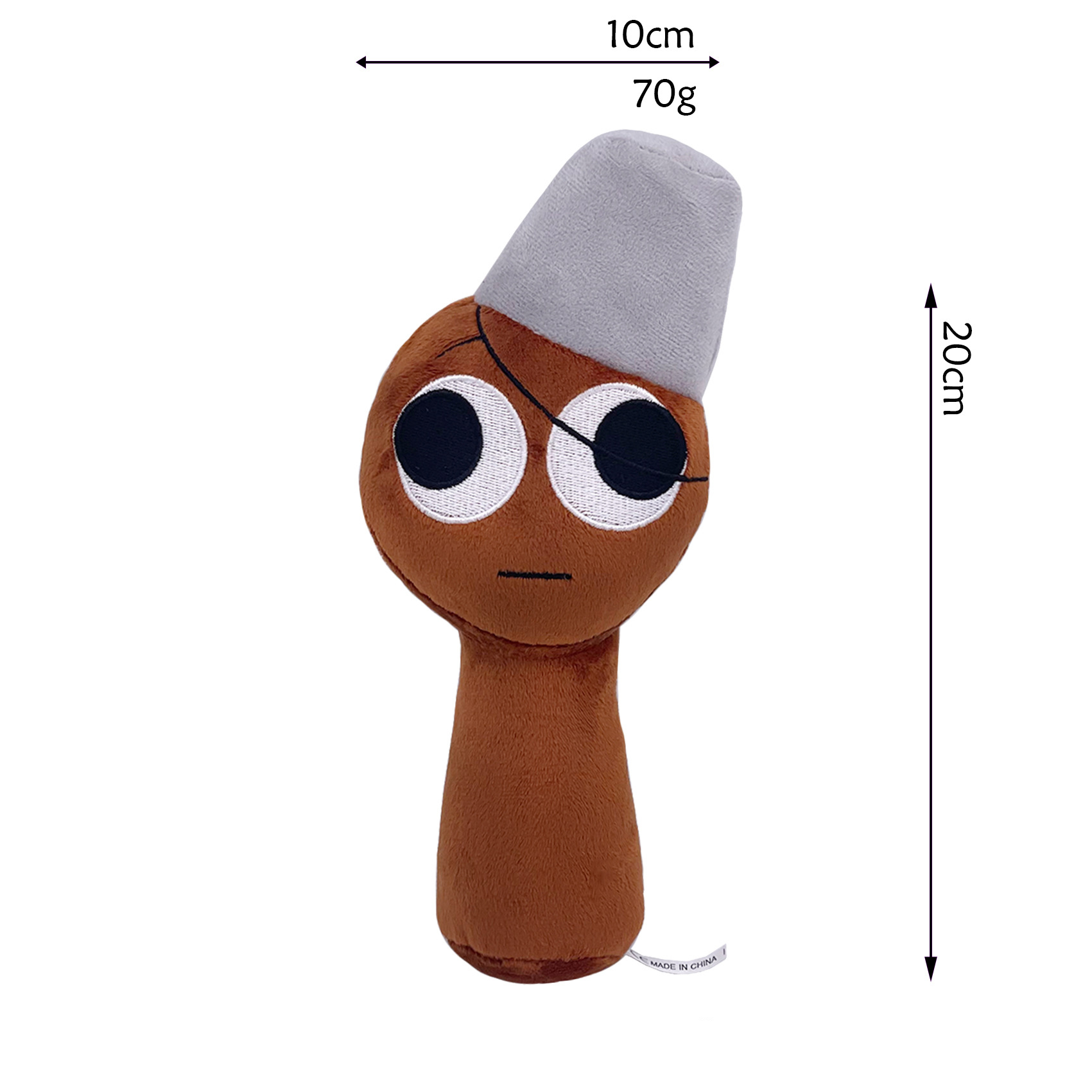 Tegooe Sprunki Horror Game Plush Toy Pillow Cute Soft Stuffed Cartoon Doll for Kids Birthday Christmas Gift