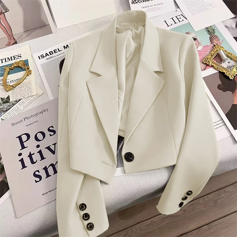 Toloer Toloer Spring And Autumn Jade Green Season New Students Versatile Small Suit Fashion Girl-Outfit Ideas