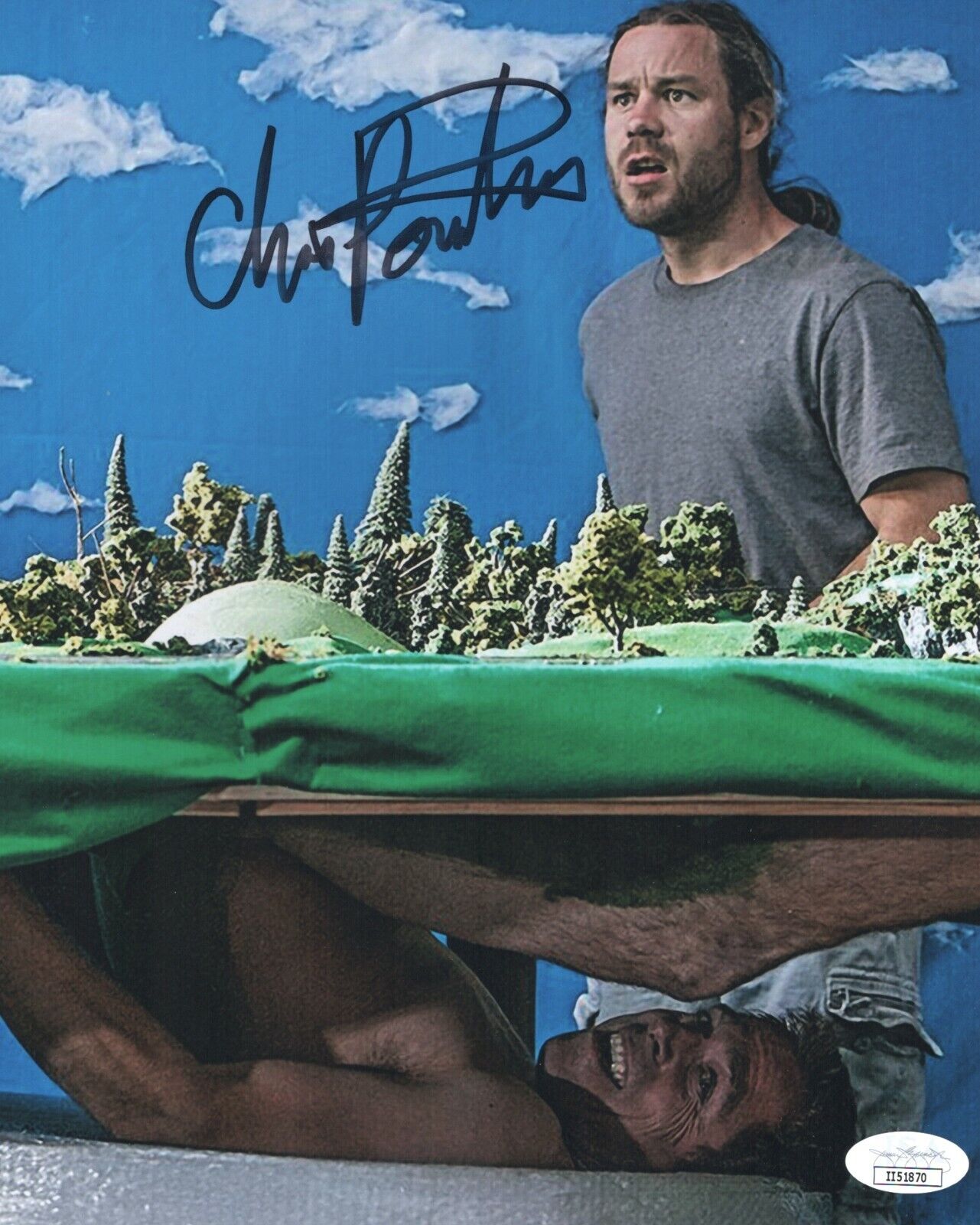 CHRIS PONTIUS Signed JACKASS 8x10 Photo Poster painting In Person Autograph JSA COA Cert