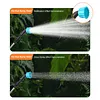 31 Inch Battery Powered Sprayer Wand Rechargeable Electric Sprayer Telescopic Wand with Hose 3 Mist Nozzles for Lawn and Garden