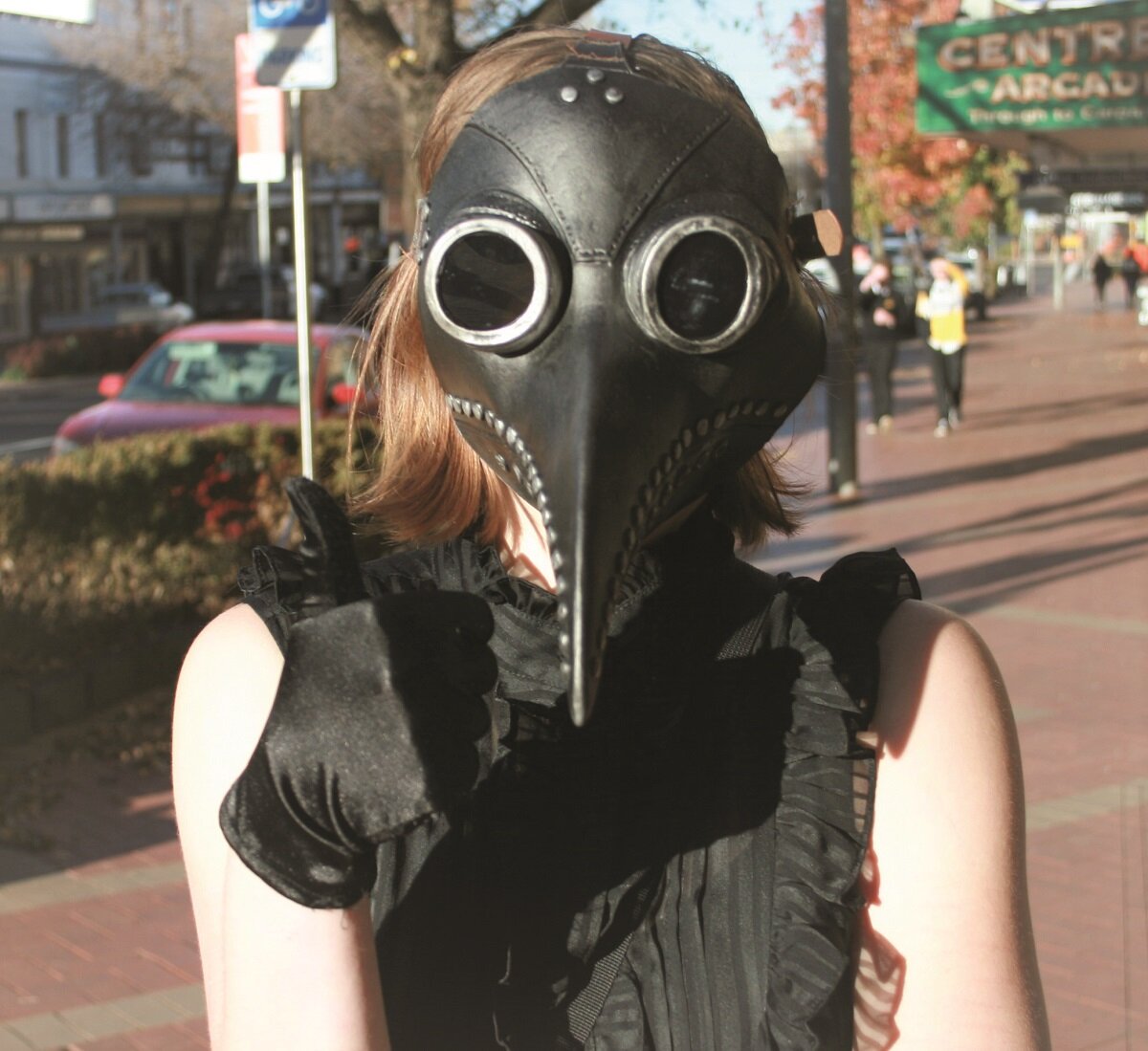 Alex&#39;s “Plague Dr” mask a macabre sign of the times — Orange City Life