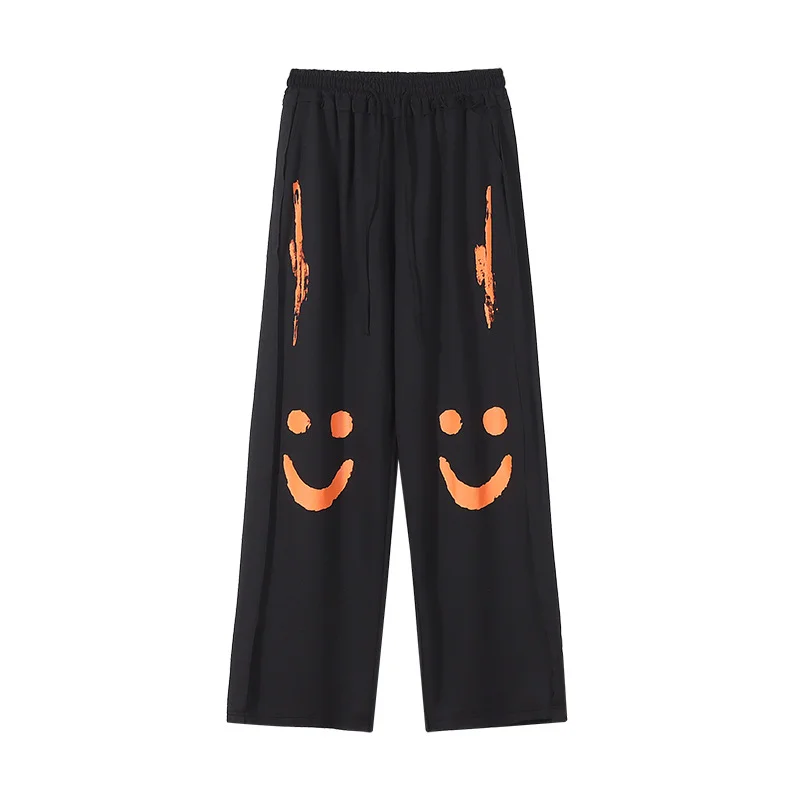 Sports casual pants smiley trousers