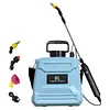 8L Pesticide Sprayer with Adjustable Shoulder Strap Electric Garden Flower Spraying Equipment Retractable Wand for Yard Lawn