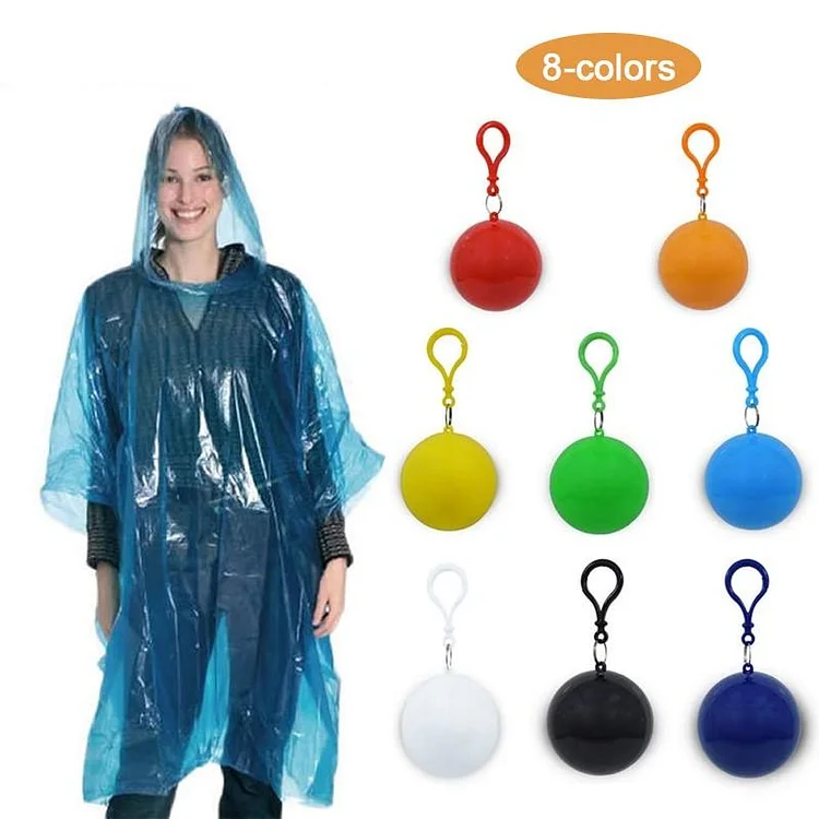 Disposable Emergency Raincoats with Portable Box | 168DEAL