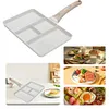 4Cup Egg Frying Pan Nonstick Breakfast Omelet Pan for Gas Stove Induction Cooker