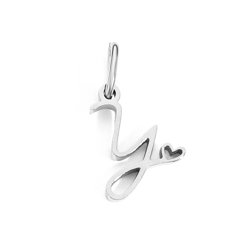 1 Piece Minimalist Letter Stainless Steel Plating Pendant Jewelry Accessories