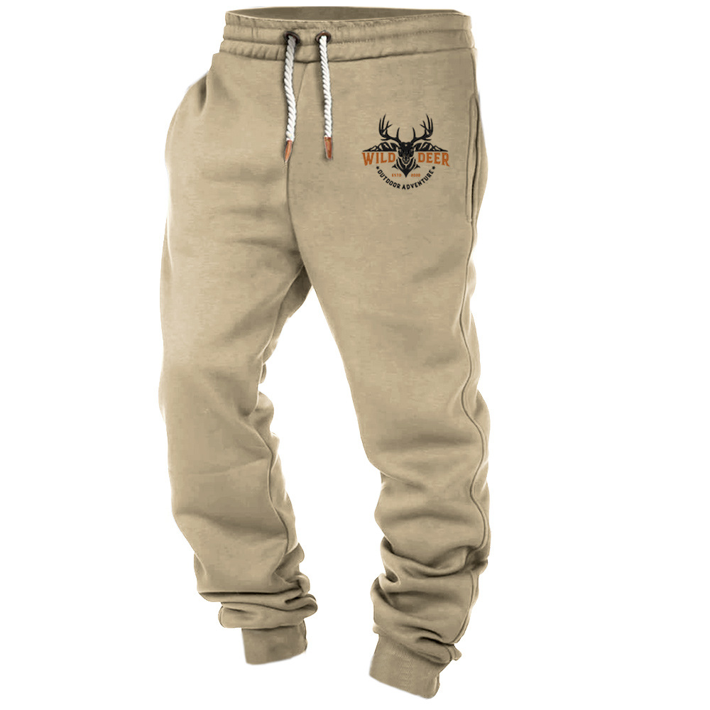 Elk Print Pants