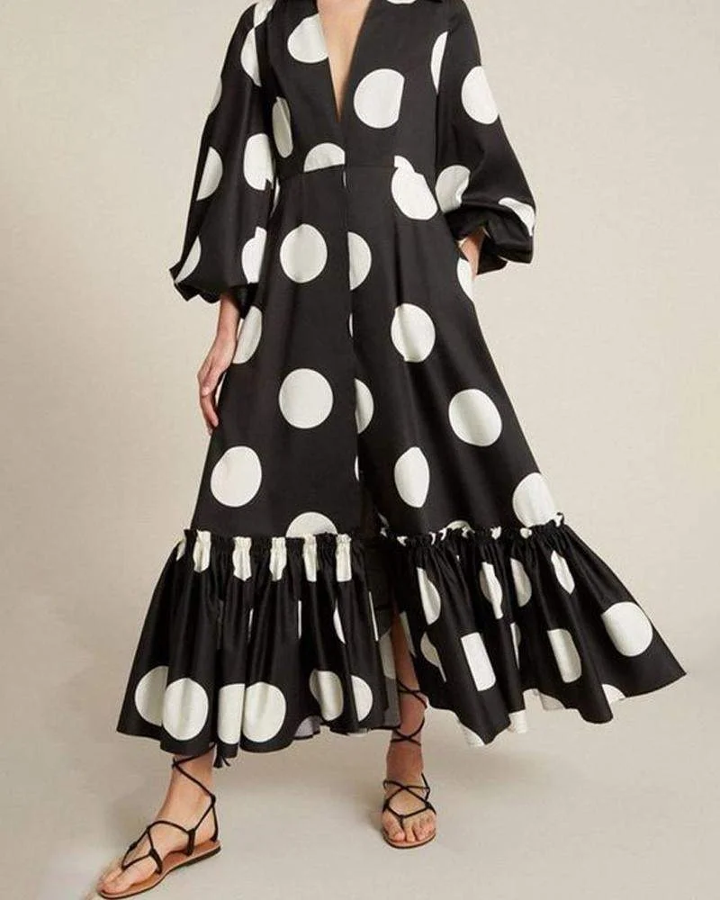 Pop Style Long Casual Dress