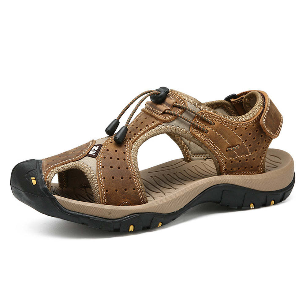 Men's Sandals Black Orthopedic Comfortable Supportive Footwear
